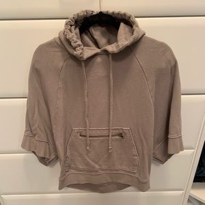 Tulle Hooded Sweatshirt